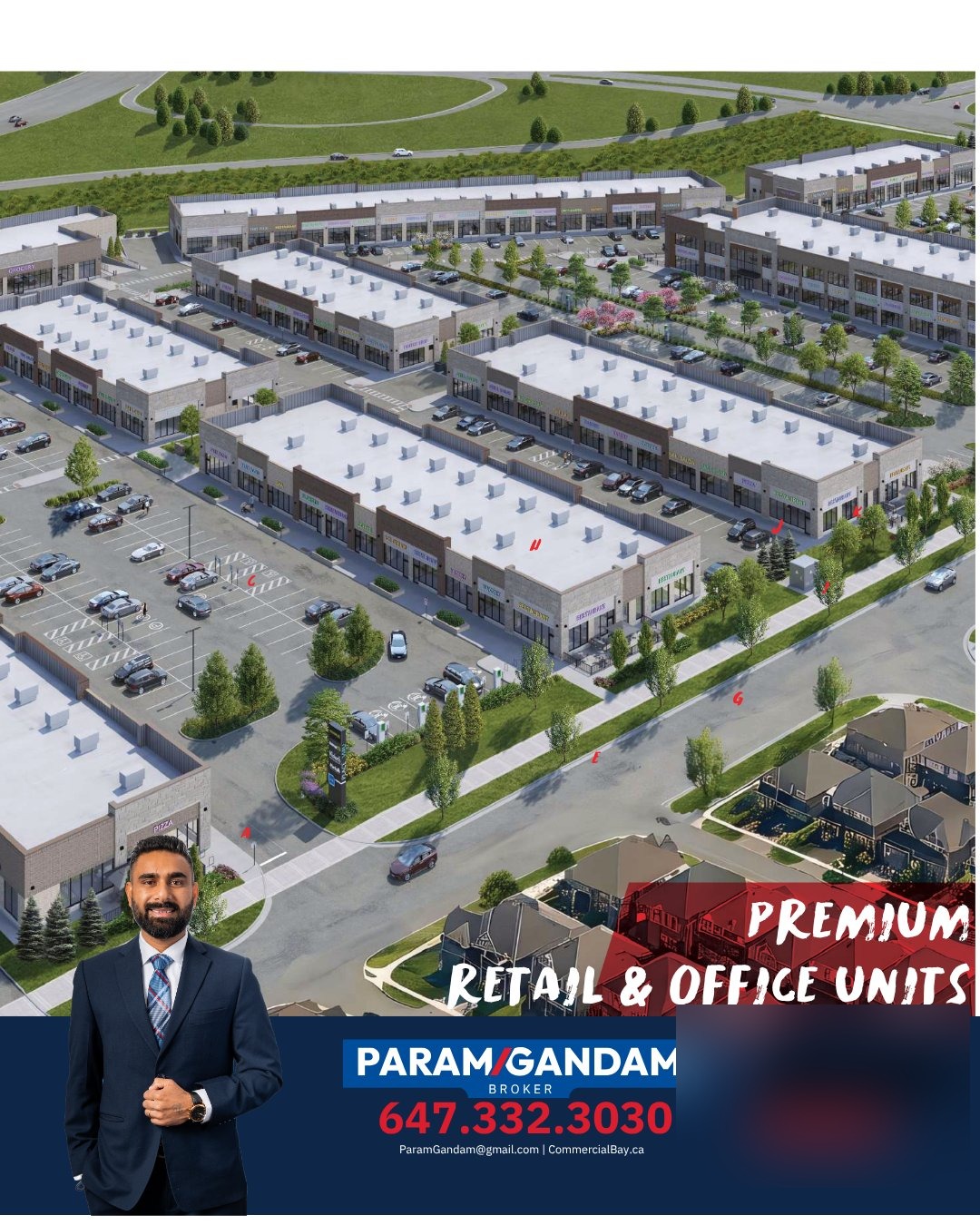 Brand new Woodstock plaza